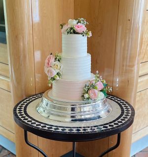  at The Iced Vegan Wedding Cake in Mundford