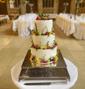  at The Iced Vegan Wedding Cake in Mundford