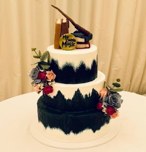  at The Iced Vegan Wedding Cake in Mundford