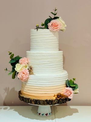  at The Iced Vegan Wedding Cake in Mundford