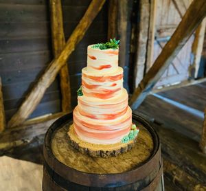  at The Iced Vegan Wedding Cake in Mundford