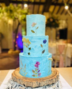  at The Iced Vegan Wedding Cake in Mundford