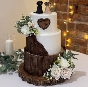  at The Iced Vegan Wedding Cake in Mundford