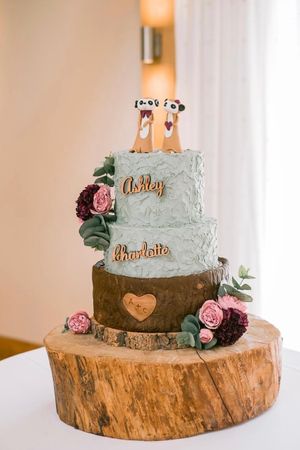  at The Iced Vegan Wedding Cake in Mundford