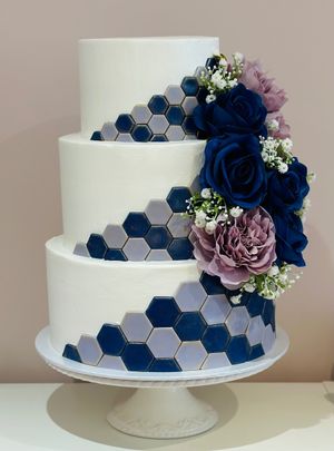  at The Iced Vegan Wedding Cake in Mundford