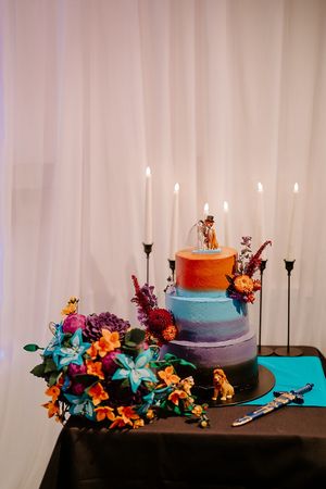  at The Iced Vegan Wedding Cake in Mundford