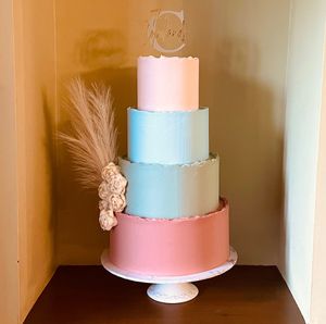  at The Iced Vegan Wedding Cake in Mundford