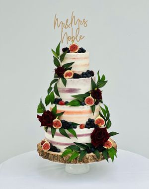  at The Iced Vegan Wedding Cake in Mundford