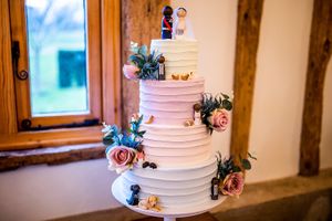  at The Iced Vegan Wedding Cake in Mundford