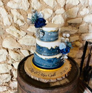  at The Iced Vegan Wedding Cake in Mundford