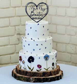  at The Iced Vegan Wedding Cake in Mundford