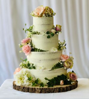  at The Iced Vegan Wedding Cake in Mundford