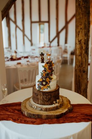  at The Iced Vegan Wedding Cake in Mundford