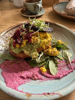 Tofu Scramble  at Beach House Cafe in Kaikoura