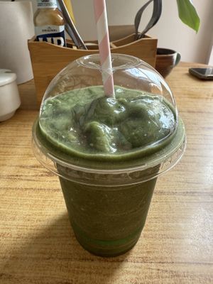 Green Machine Smoothie  at Beach House Cafe in Kaikoura