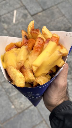   at Manneken Pis in Amsterdam