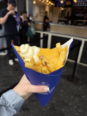   at Manneken Pis in Amsterdam