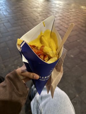   at Manneken Pis in Amsterdam