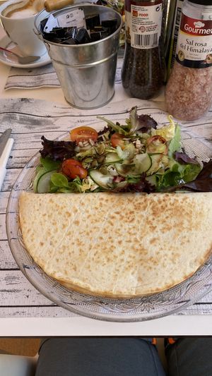 Avocado Crepioca and salad ☺️ at Lovelo Coffee Ride in Orihuela Costa