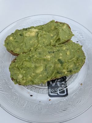 Avocado toast  at Lovelo Coffee Ride in Orihuela Costa