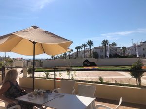 View out, very quiet and pretty 💞😊 at Lovelo Coffee Ride in Orihuela Costa