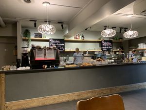 Sprössling bakery counter at Sprössling in Zurich