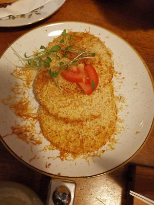 Rösti with cheese at Sprössling in Zurich