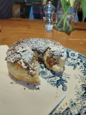 Praline donut at Sprössling in Zurich