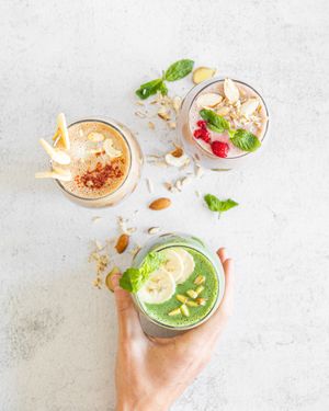 Smoothies at Oaza Joyful Kitchen in Zagreb