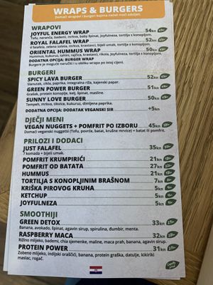   at Oaza Joyful Kitchen in Zagreb