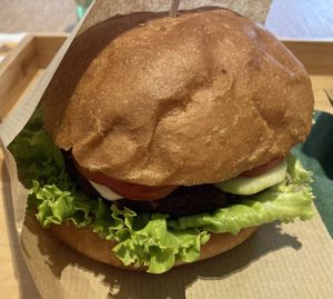 Lava Burger  at Oaza Joyful Kitchen in Zagreb