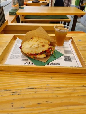 Joyful (seitan) kebab at Oaza Joyful Kitchen in Zagreb