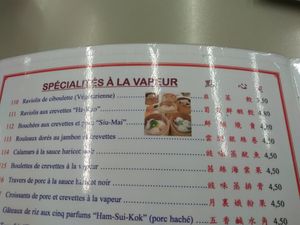 Raviolis de ciboulette are vegan at Tricotin in Paris