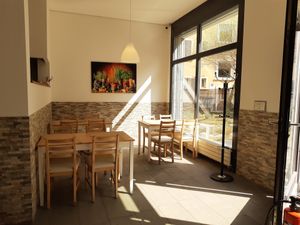 Seating at Vegitat in Zurich