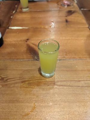 Free limoncello at Sensi Gourmet Tapas in Barcelona