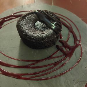 Fondant de chocolate (€7,95) at Sensi Gourmet Tapas in Barcelona