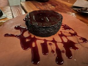 Chocolate dessert  at Sensi Gourmet Tapas in Barcelona