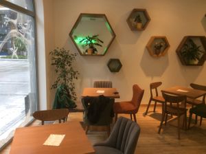 The interior at Eat Healthy in Belgrade