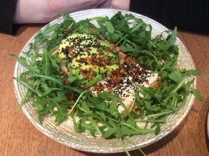 Guacamole toast  at Eat Healthy in Belgrade