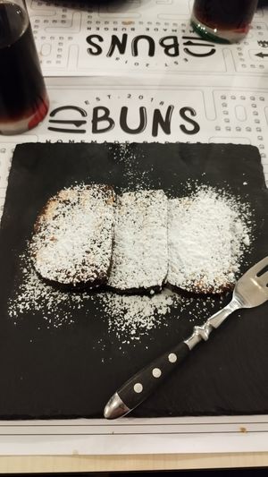 Salame di cioccolato at Buns in Alghero