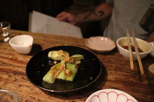 Eggplant  at Renkon-Ya in Kyoto