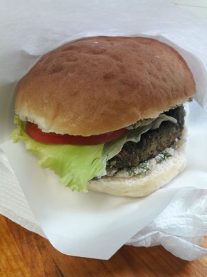 Burger at KIND in Sofia