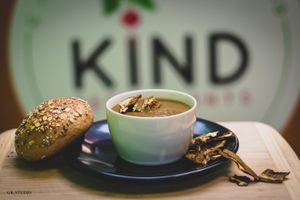 You never tasted porcini soup so delicious at KIND in Sofia