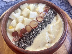 Smoothie bowl   at Two Little Birds in Luang Prabang