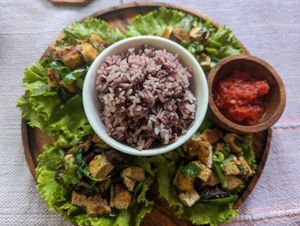 Laarb at Two Little Birds in Luang Prabang