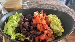 Beans bowl  at Two Little Birds in Luang Prabang