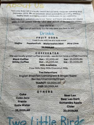   at Two Little Birds in Luang Prabang