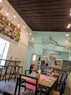 Beautiful interior at Two Little Birds in Luang Prabang