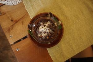 Avocado chocolate pudding at Two Little Birds in Luang Prabang