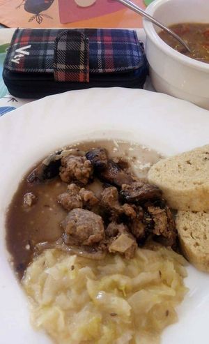 Knedlo-zelo-sójové výpečky at Vitalka in Klatovy